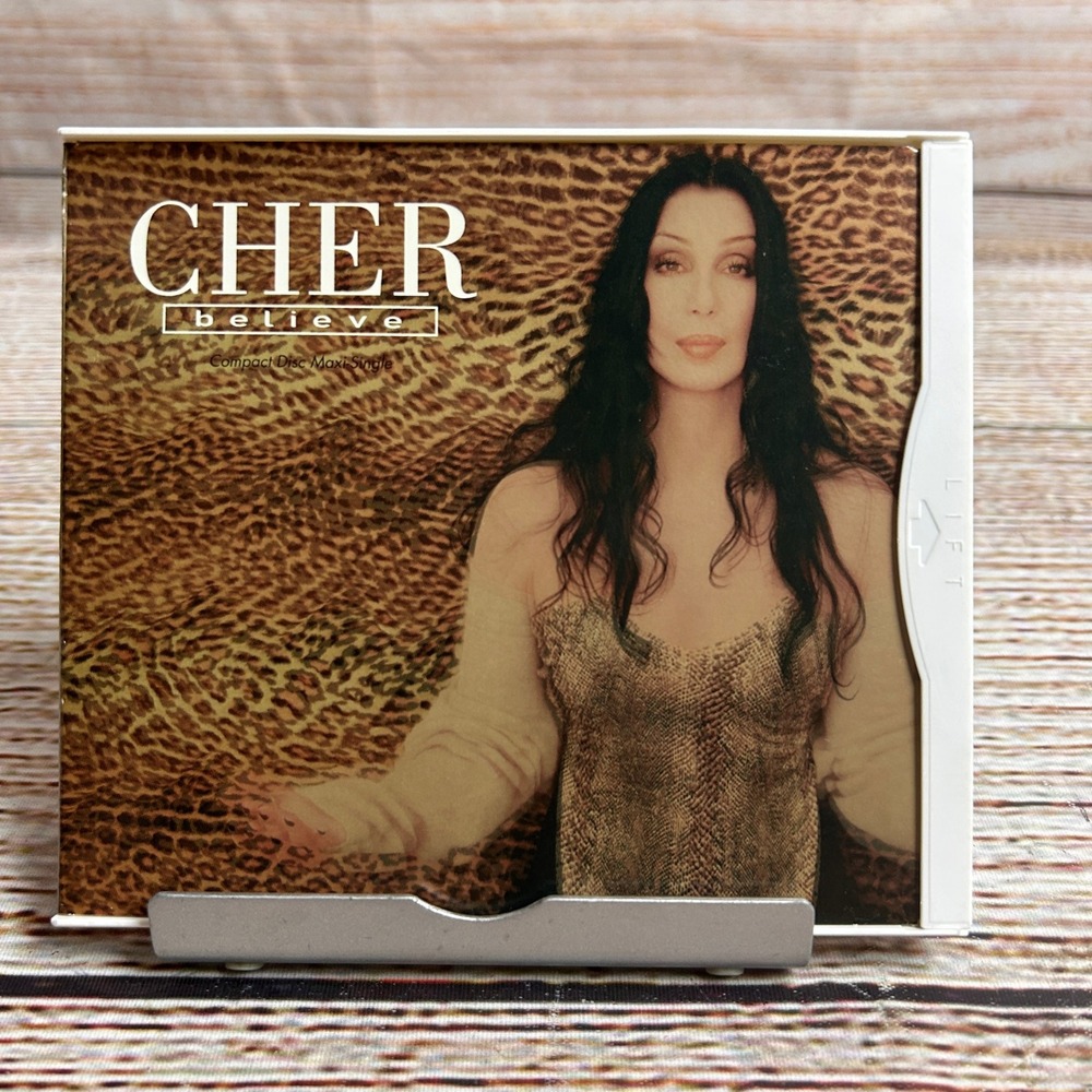 Cher Believe Compact Disc Maxi Single 1998 Remixes 9-44576-2 Warner Bros CD
